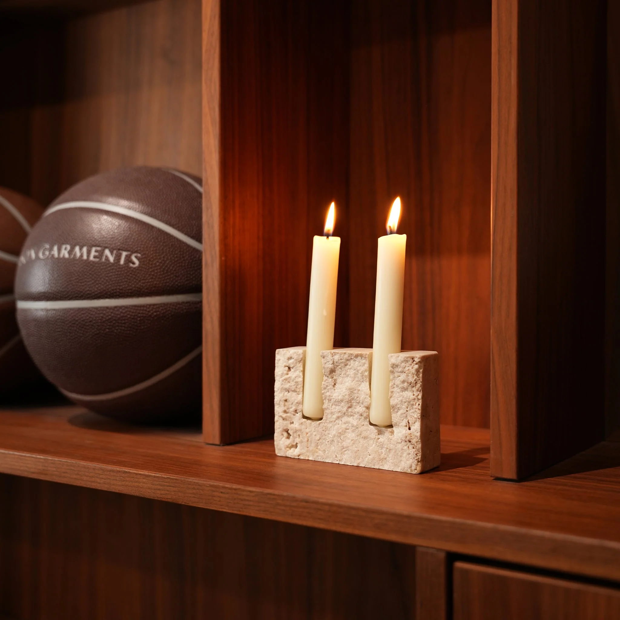 Candle Holder Duo Marmo - Image 4