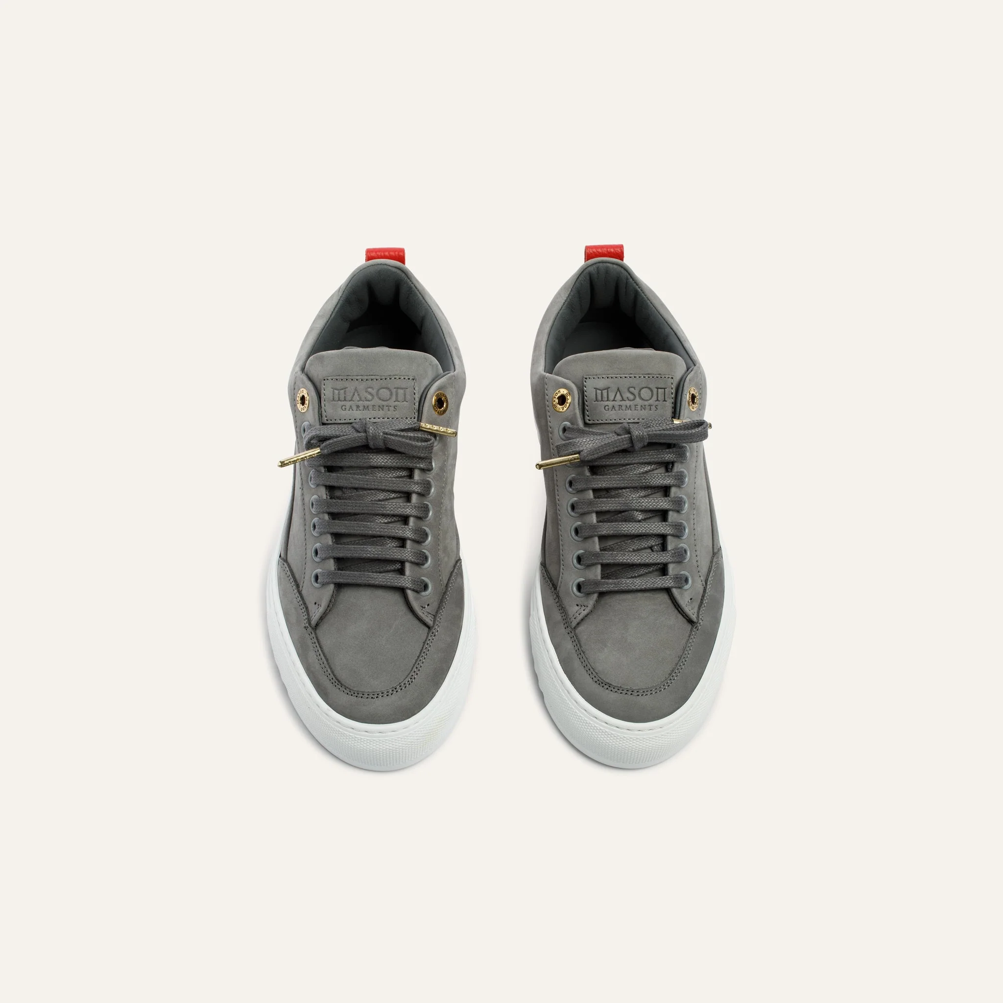 Tia Nubuck Grey Red - Image 3